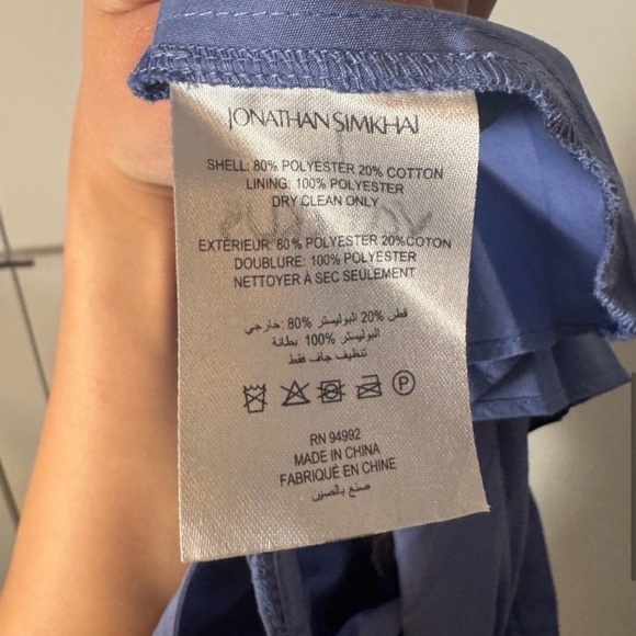 Simkhai Nadine Puff Sleeve Mini Dress/Size M - Picture 8 of 9